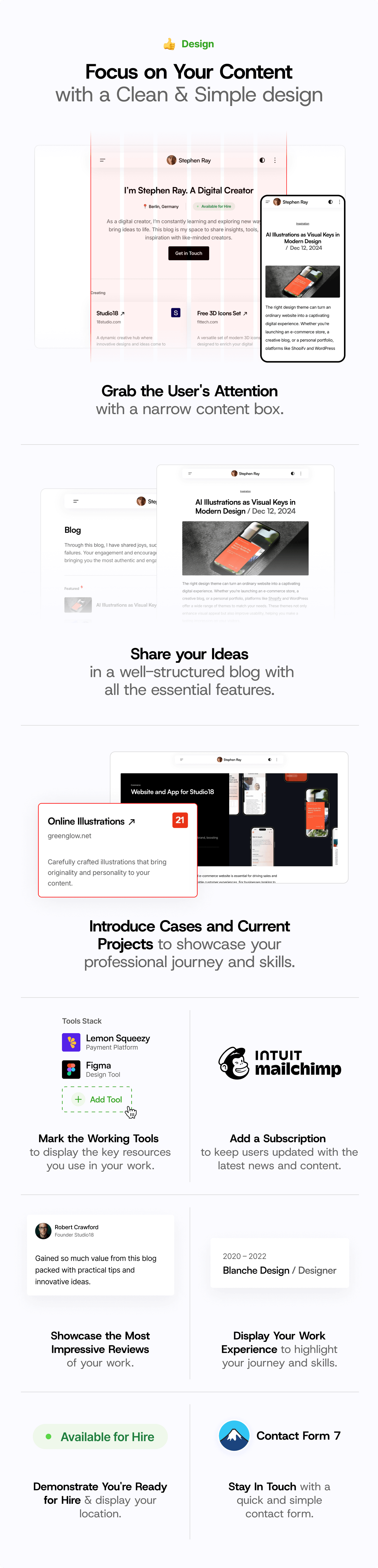 Intro - Personal Digital Blog WordPress Theme - 5